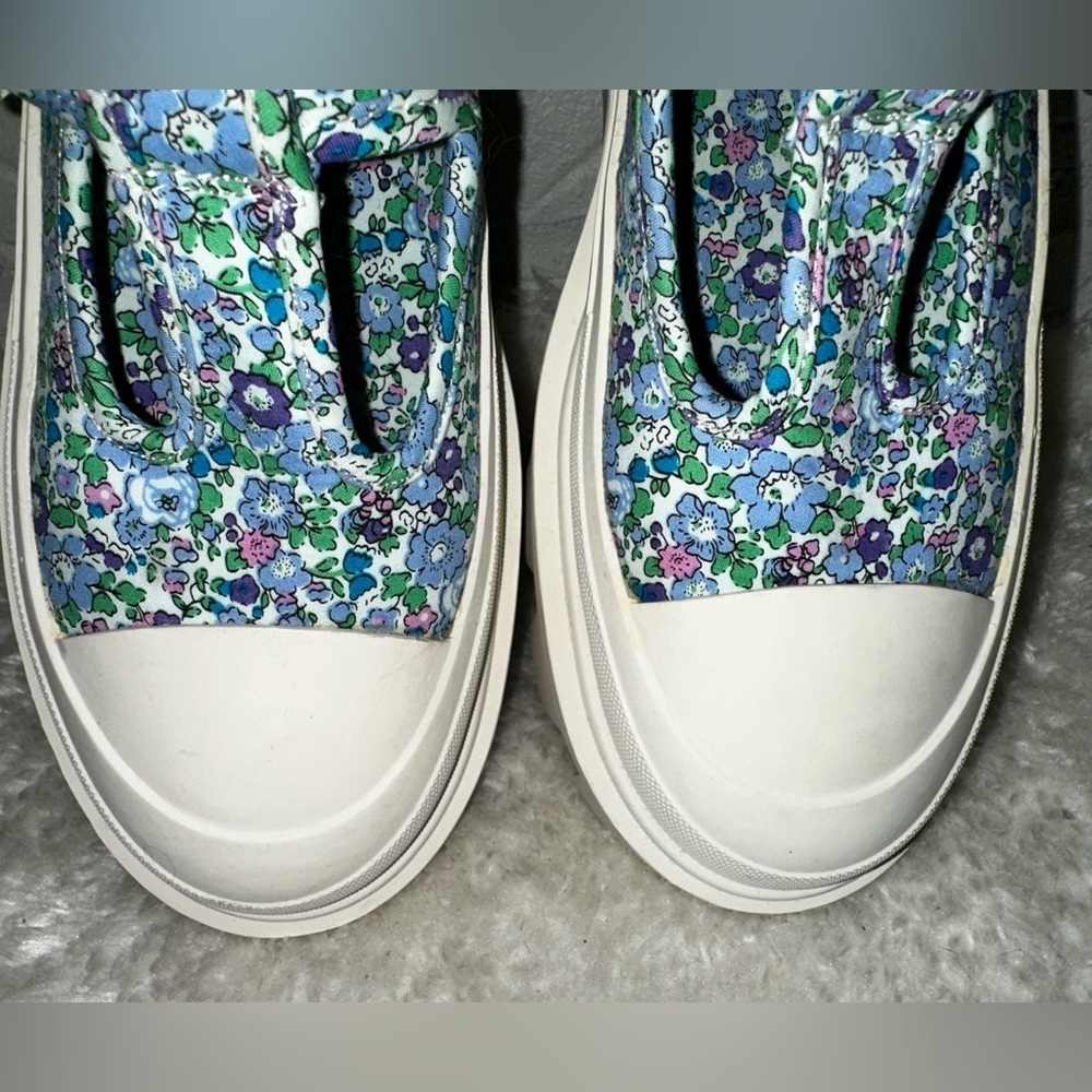 Jeffrey Campbell Enfance Floral Print Lugged Chunky Platform Mary Jane’s Size 8 - Picture 6 of 15